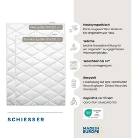 SCHIESSER Ganzjahresbettdecke Hygge | 155 x 220 cm | Weiß (Karton)