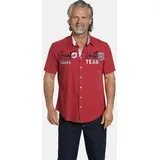 Jan Vanderstorm Kurzarmhemd rot 7XL