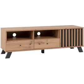 Finori Medan 56A TV-Board 138 x 44 x 40 cm Anthrazit/Holzwerkstoff