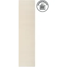 THEKO Läufer THEKO "Janne, Berber Teppich, reine Wolle, meliert, handgearbeitet" Gr. 13, beige (natur), B:90cm H:20mm L:250cm, Wolle, Teppiche, Läufer, handgetuftet, Wohnzimmer, Schlafzimmer, Flur, Teppich-Läufer, Brücke