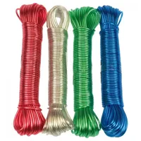 Clothes Wäscheleine 20m mit Stahldrahteinlage PVC 2,8mm
