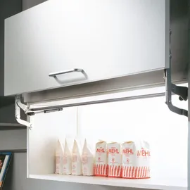 Kesseböhmer HSB Tür-Liftbeschlag breitenanpassbar bis 1170 mm - Silber