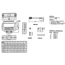 EFB-Elektronik Flip-Top Haube schwarz 25polig