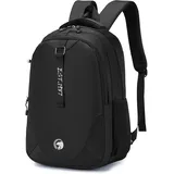 BAGROUPS 40x30x20 Rucksack Handgepäck Flugzeug Wasserdicht Laptoptasche 15.6 Zoll 40x30x20 Kabinengepäck Lässiger Rucksack Wizzair Cabin Bag, Schwarz