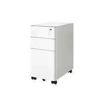 Möbel Kraft Rollcontainer 30 x 30 x 59,2 cm Weiß