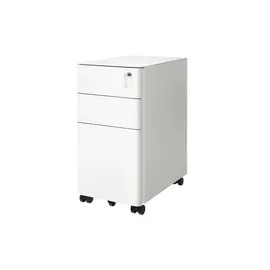 Möbel Kraft Rollcontainer 30 x 30 x 59,2 cm Weiß