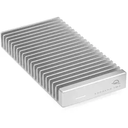 OWC 1 TB Express Portable 1M2 USB4 Bus-Powered Portable NVMe SSD Silber Aluminium
