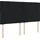 vidaXL Boxspringbett 180 x 200 cm Schwarz
