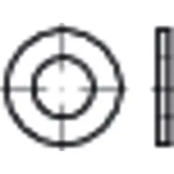 Flache Scheiben, normale Reihe Pkl. A, ISO 7089 Aluminium 4,3mm