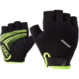 Ziener COLIT Fahrrad-, Mountainbike-, Radsport-Handschuhe | Kurzfinger - atmungsaktiv/dämpfend/rutschfest, black.poison yellow,