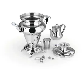 BEEM Samowar Rebecca+ 5l 1800W Edelstahl mit Dispenser - Silber