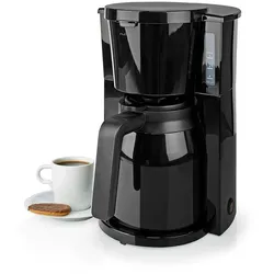 Nedis Kaffeemaschine - Filter Kaffee - 1.0 l - 8 Tassen - Schwarz