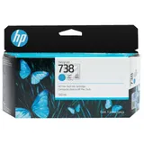 HP Tinte 738 130ml cyan (498N5A)