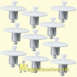 Buderus Klemmstift für Abdeckgitterende verkehrsweiß (10x)