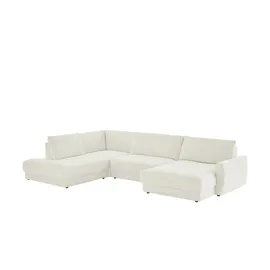 Lounge Collection Wohnlandschaft Chenille 3-Sitzer Beige