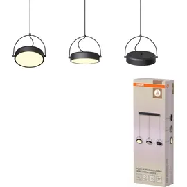 Osram Decor Puck 3-flg. 20 cm rund Schwarz