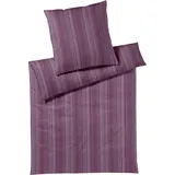 ELEGANTE Bettwäsche Track - 135x200 cm + 80x80 cm wein-rot