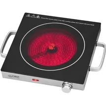 First Austria Infrarot Kochplatte Kochplatte, Silber