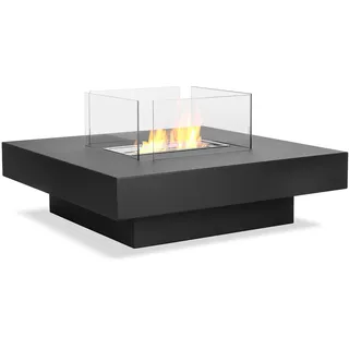 moritz Standkamin 35 x 70 x 70 cm Bio Ethanol-Brenner Deko Kamin Feuerstelle Ethanol-Kamin Ofen