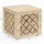 Homestyle4u Beistelltisch Braun Kiefer 40 x 38 x 40 cm