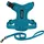 Best Pet Supplies Voyager Step-in Lock Katzengeschirr und reflektierende Katzenleine mit Neoprengriff by Best Pet Supplies - Unterstützt kleine, mittelgroße und große Katzenrassen, Türkis, size S - 1,5 m