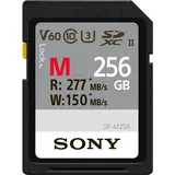 Sony SF-M series (SDXC, 256 GB, U3, UHS-II), Speicherkarte, Schwarz