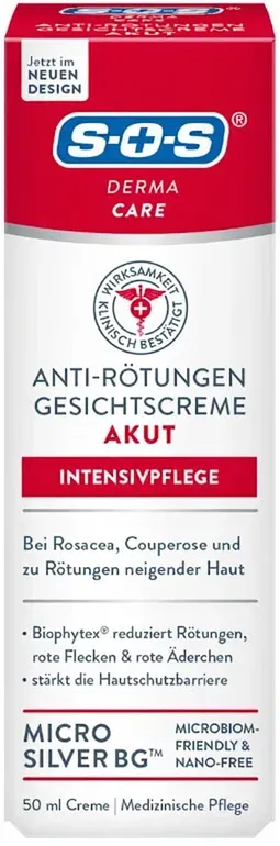 SOS Derma Care Anti-Rötung Gesichtscreme Akut 50 ml