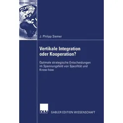 Vertikale Integration oder Kooperation?