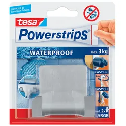 tesa Powerstrips® Waterproof Duohaken Zoom Metall