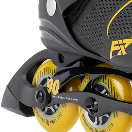 K2 Skates Herren Inline Skates F.I.T. 90 BOA, Grey - Mustard, 30G0815.1.1.120