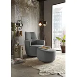 Set One by Musterring Relaxsessel »SO 1450«, (Set), mit Dreh- und Wippfunktion, inklusive Hocker