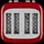 KitchenAid 4-Scheiben Toaster Empire Rot