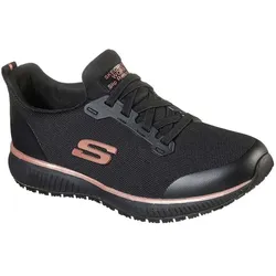 Skechers  Damen Berufsschuh in Schwarz/Rose Squad SR in Schwarz/Rosa, Gr. 35