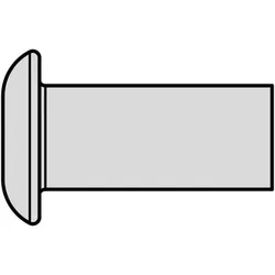 Magazin-Blindniet G-Speed Alu Flachrundkopf 4,0 x 5,5 , Länge: 510 mm, Übergröße