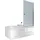 SeniorBad Seniorendusche Badewanne mit Tür 150 x 75 cm (S17D-TH-WP-L-EC)