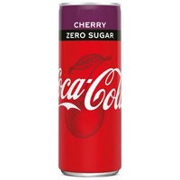 Coca-Cola CHERRY ZERO 250 ml Dose, 24er Pack (24x0,25 L) EINWEG PFAND