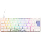 Ducky One 2 Pro Mini White Edition Gaming Tastatur, RGB LED - Cherry Black