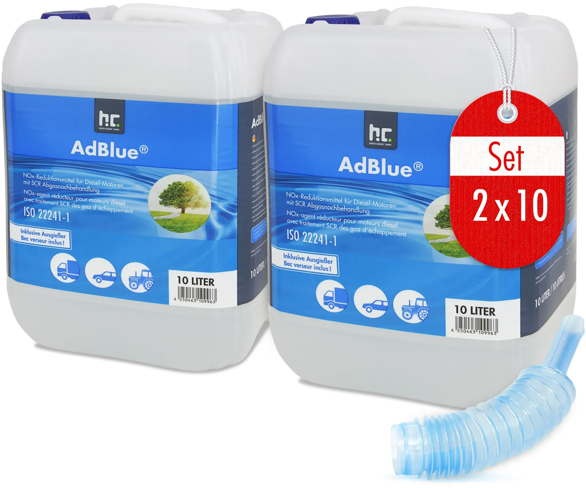 2 x 10 L AdBlue® Harnstofflösung