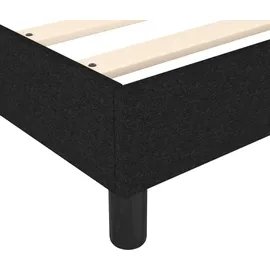 vidaXL Boxspringbett 100 x 200 cm Schwarz