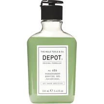 Depot 406 Transparent Shaving Gel brushless 100 ml