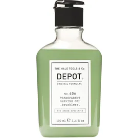 Depot 406 Transparent Shaving Gel brushless 100 ml