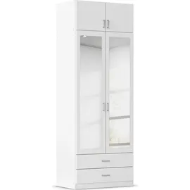 Rauch Wäscheschrank GAMMA 91 x 248 x 54 cm Weiß