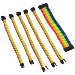 Pro Gamersware Kolink Core Adept - Verlängerungskabelset - Regenbogen