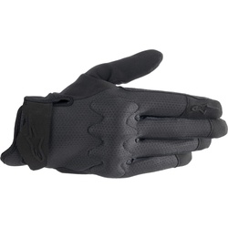 Alpinestars Stated Air perforierte Motorrad Handschuhe, schwarz, Größe 3XL für Männer