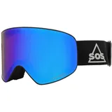 SOS Skibrille schwarz