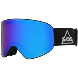 SOS Skibrille schwarz