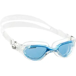 Cressi Flash Schwimmbrille Herren - Clear/Blue/Azure Lens - STK