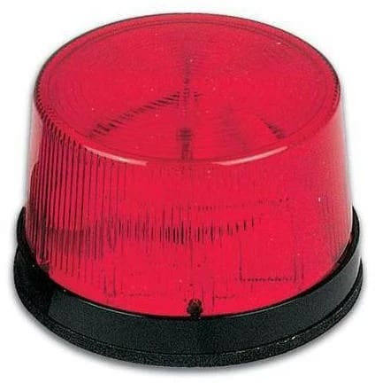 Perel, Sicherheitskennzeichnung, LED-BLITZLICHT - ROT - 12 VDC - ø 77 mm