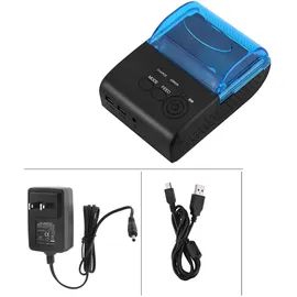 allauve Mini-thermodrucker (58 Mm) Mit Bluetooth 4.0 Für Android/windows, Us-stecker, Pos/esc/star-kompatibel
