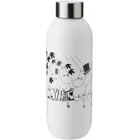 Stelton Keep Cool Moomin Trinkflasche 0,75 l, soft white